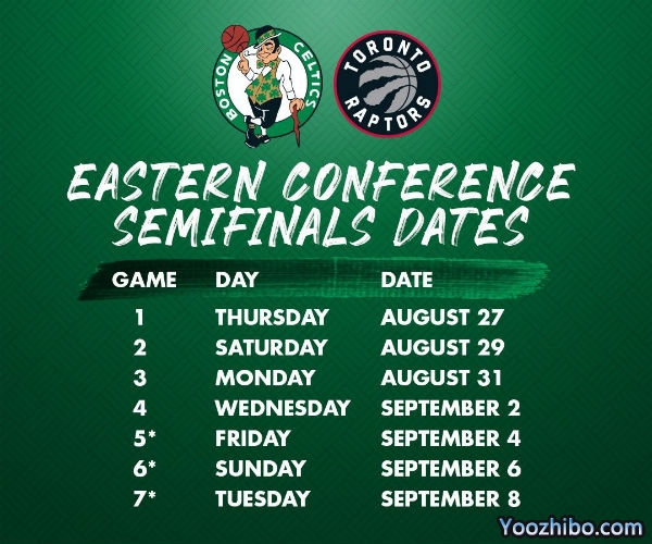 <a href=/lanqiusai/celtics/ target=_blank class=infotextkey>凯尔特人</a>vs<a href=/lanqiusai/raptors/ target=_blank class=infotextkey>猛龙</a>次轮对阵表出炉