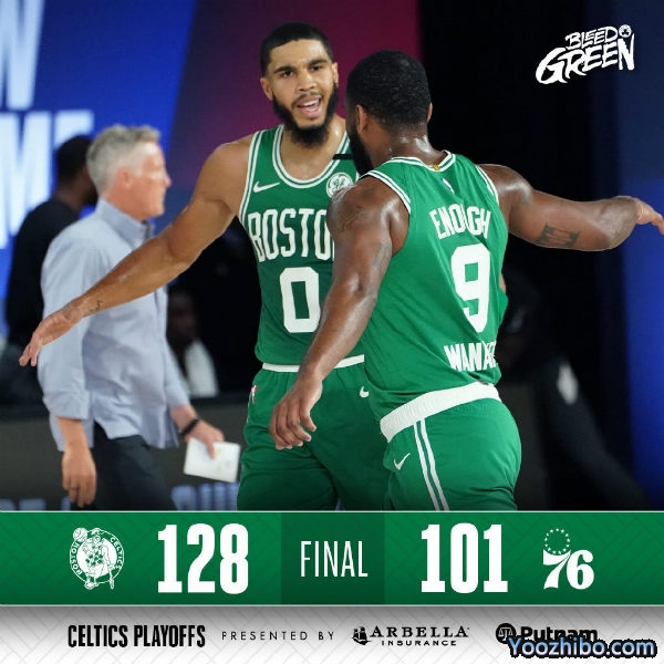 <a href=/lanqiusai/celtics/ target=_blank class=infotextkey>凯尔特人</a>再胜<a href=/lanqiusai/76ers/ target=_blank class=infotextkey>76人</a>大比分2-0！