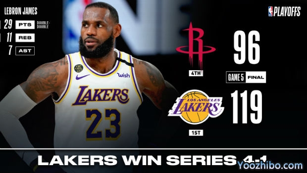 <a href=/lanqiusai/lakers/ target=_blank class=infotextkey>湖人</a>大胜<a href=/lanqiusai/rockets/ target=_blank class=infotextkey>火箭</a>大比分4-1晋级西决